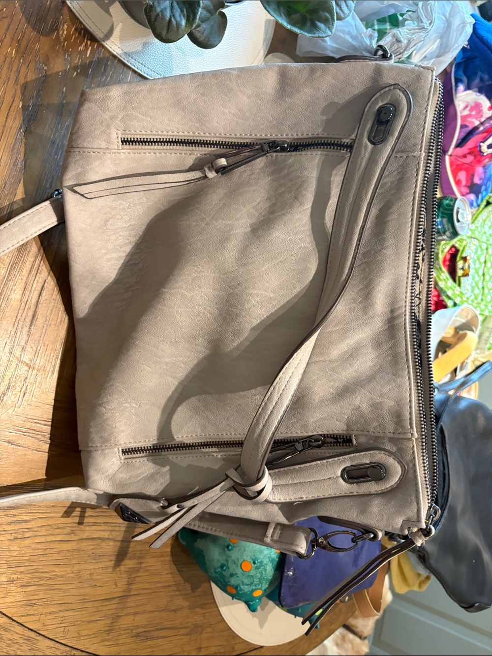 Jessica Simpson Taupe Crossbody Bag